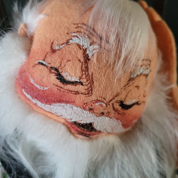 Vintage Annalee Santa Sleeping In Rocking Chair Doll, Vintage Christmas - Picture 4 of 9